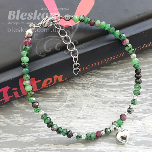 Браслет из цоизита 1-504