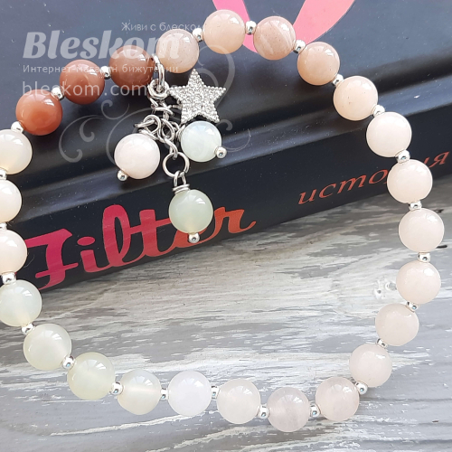 Браслет из солнечного камня 1-505