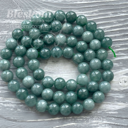 Нефрит Гватемала, круглий, натуральний К3174