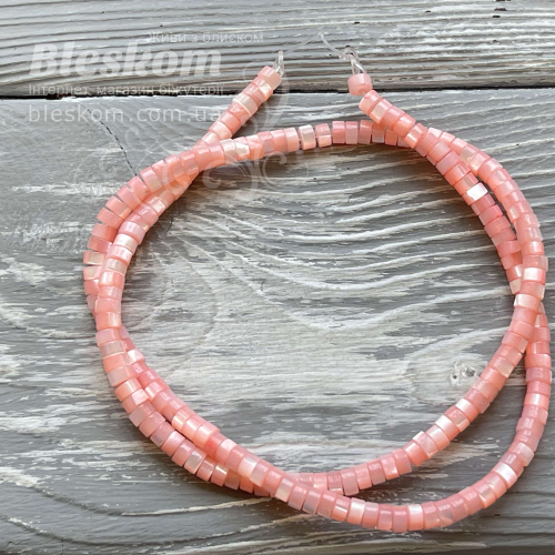 Перламутр рондель, натуральний К6361