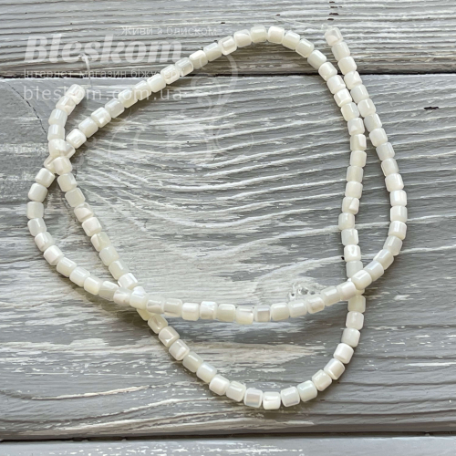 Перламутр рондель, натуральний К6362