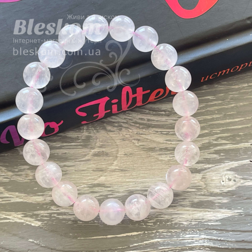 Місячний камінь з іризацією, натуральний,  браслет 17см К3183