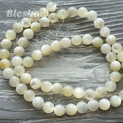 Перламутр круглий, натуральний, люкс К6369