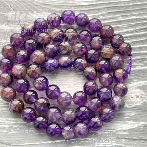 Аметист Шеврон, круглий, натуральний К6370