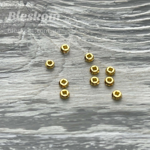 БУСИНА, ГИПОАЛЛЕРГЕННАЯ СТАЛЬ, УПАКОВКА 30517