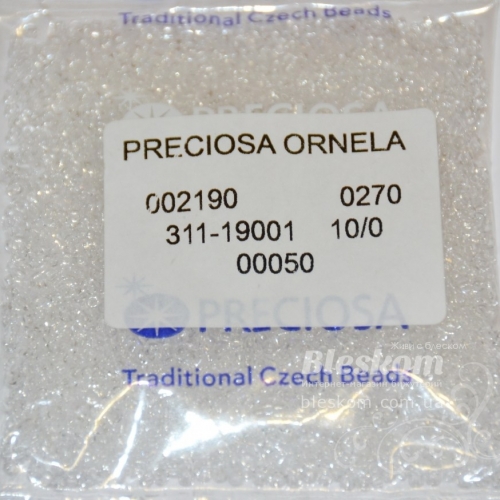 ЧЕШСКИЙ БИСЕР PRECIOSA ORNELA 10/0 00050