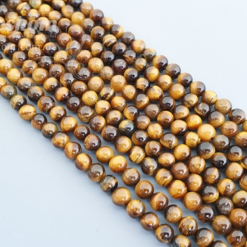 Тигровый глаз, круглый, натуральный К715