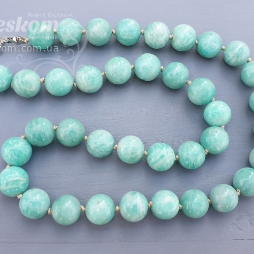 Амазонiт круглий, натуральний К2028