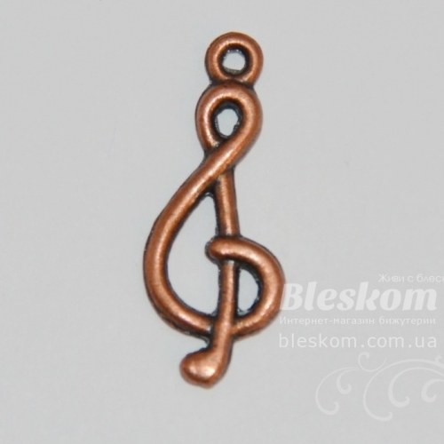 Подвеска Скрипичный ключ 6342