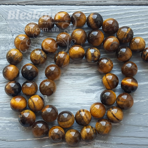 Тигровый глаз, круглый, натуральный К112