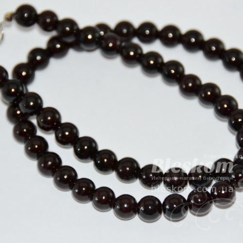 Гранат круглий, пресований, пофарбований К473