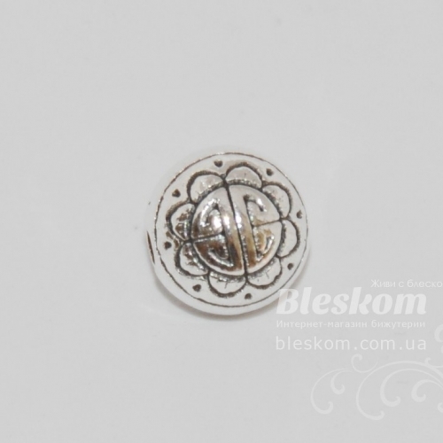 Бусина круглая, упаковка 15434