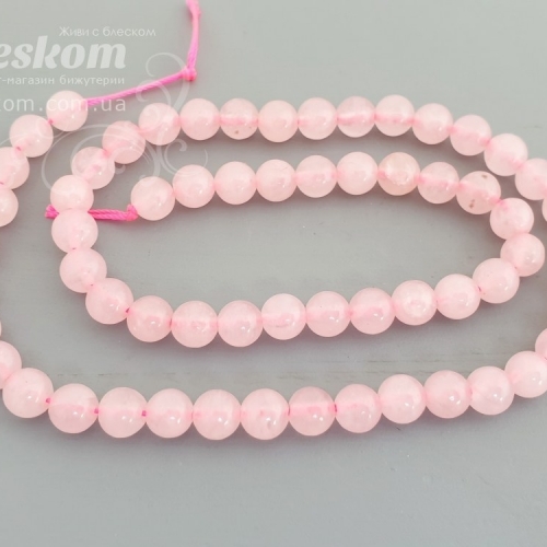 Рожевий Кварц круглий, натуральний К1447