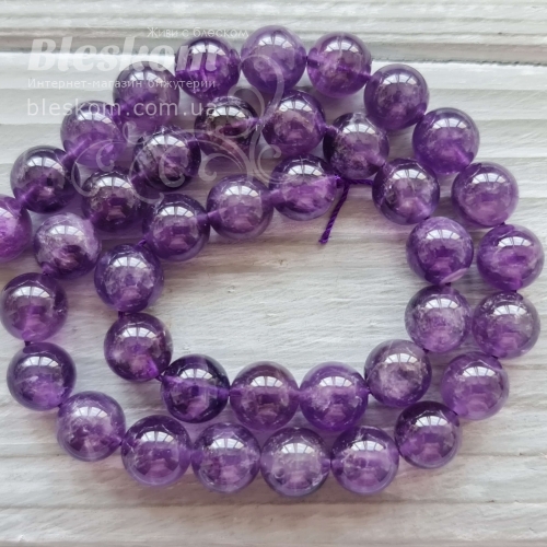 Аметист круглий, люкс натуральний К488