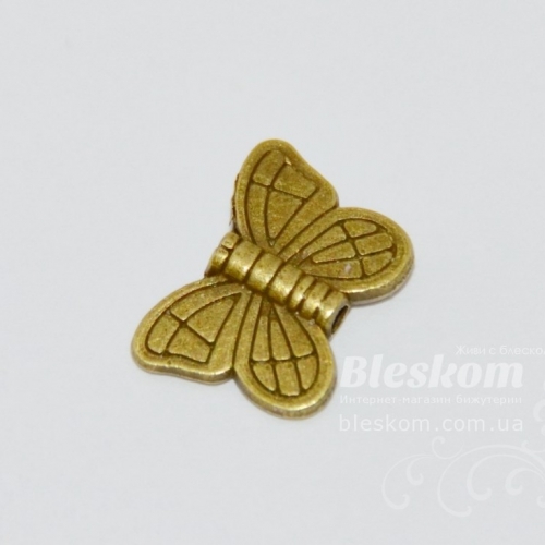 Бусина бабочка, упаковка 15466