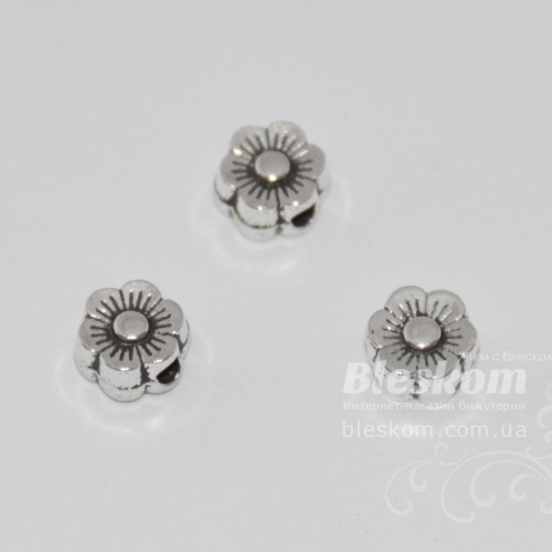 Бусина Цветочек, упаковка 15467