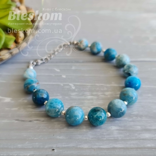 Браслет из Апатита из Индии 1-00139