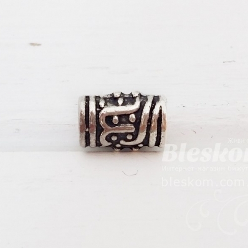 Бусина трубочка, упаковка 15564