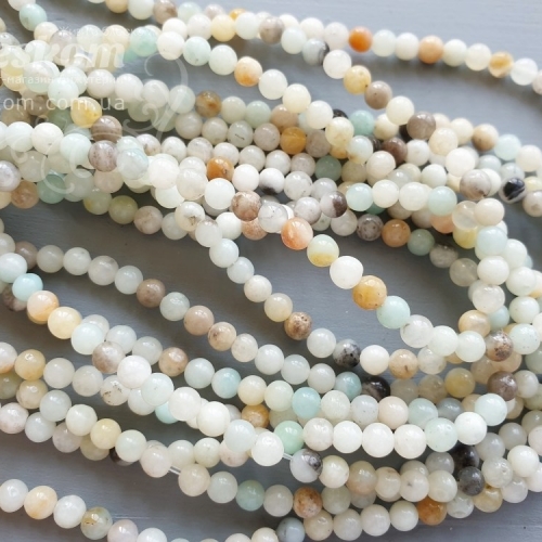 Амазонiт круглий, натуральний К4004