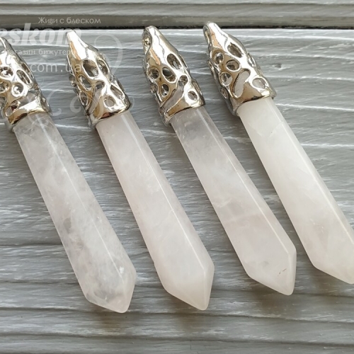 Кулон Розовый кварц 0-240