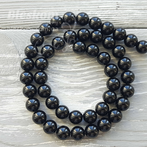 Обсидіан круглий, натуральний К4111