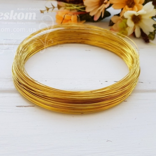 Дріт з памяттю, чокер (кольє), 5 витків 12103