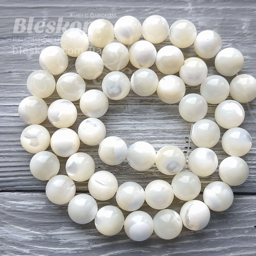 Перламутр круглий, натуральний К4420
