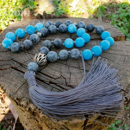 Четки из Аквамарина и Лабрадора Т-135