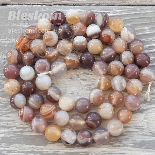 Агат Ботсвана, круглий, натуральний К2319