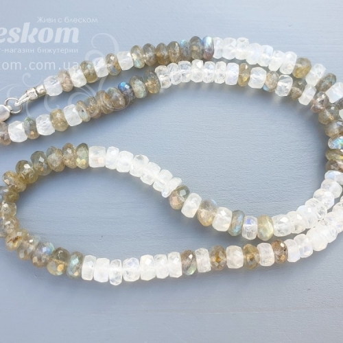 Місячний камінь і Лабрадор, натуральний К2365