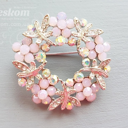 Брошь Веточка 3-173