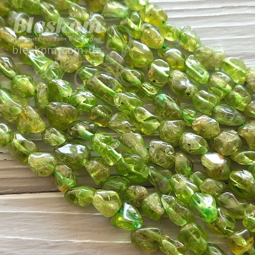 Хризоліт галтовка, натуральна К4778