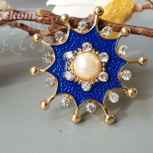 Брошь со стразами 3-294