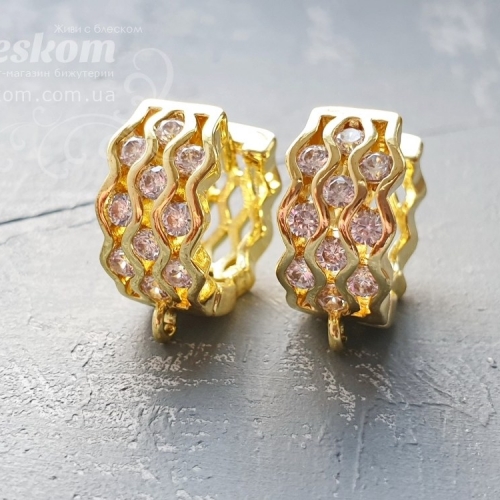 Швензи з фіанітами 30036