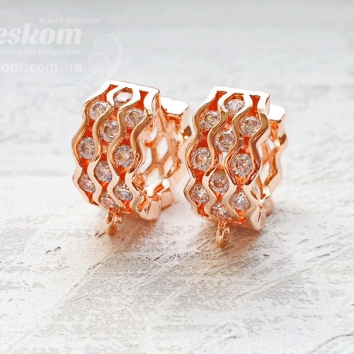 Швензи з фіанітами 30037