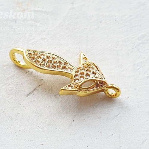 Конектор лисичка, з фіанітами 30045