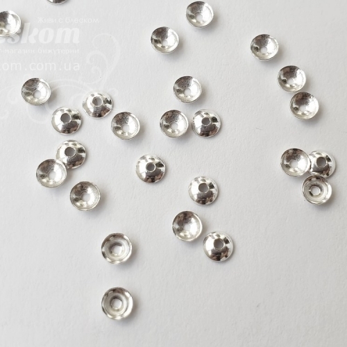 Шапочка на намистину, 925 проба 925-136