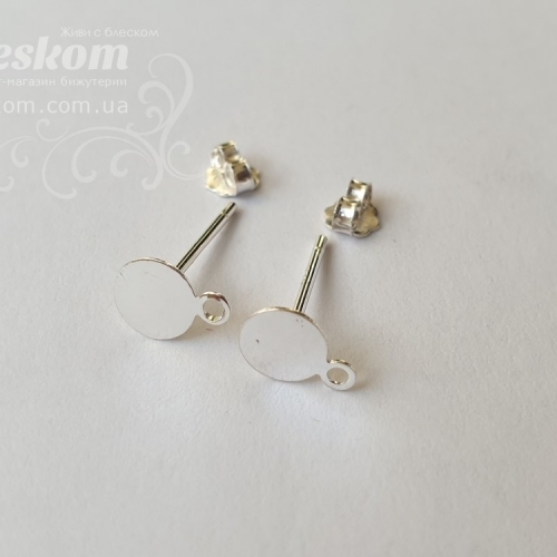 Швензи-гвоздик, 925 проба, з вушком 925-149