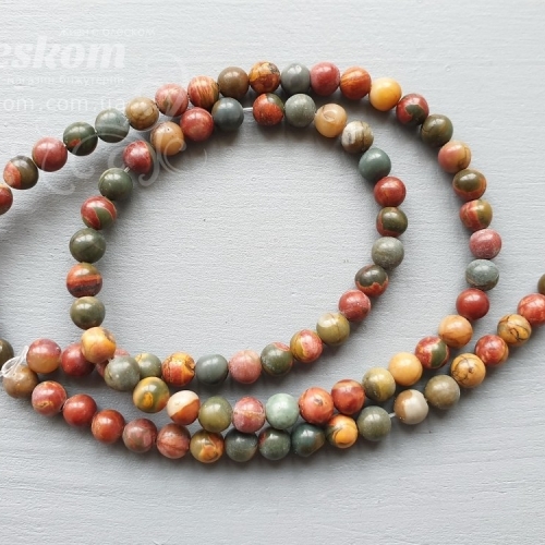 Яшма Пікассо, кругла, натуральна к4798