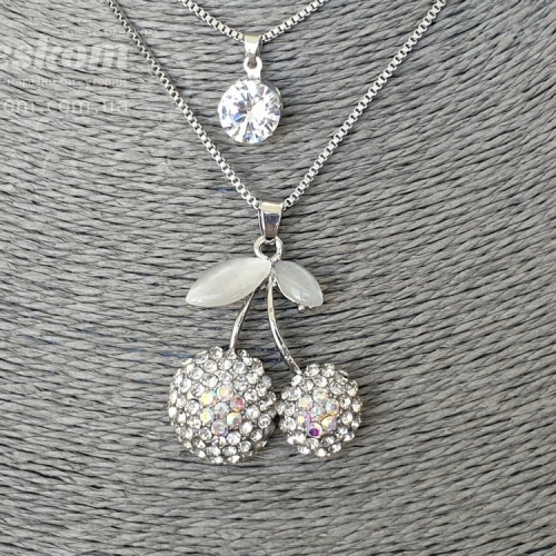 Кулон з ланцюжком, подвійний 0-311