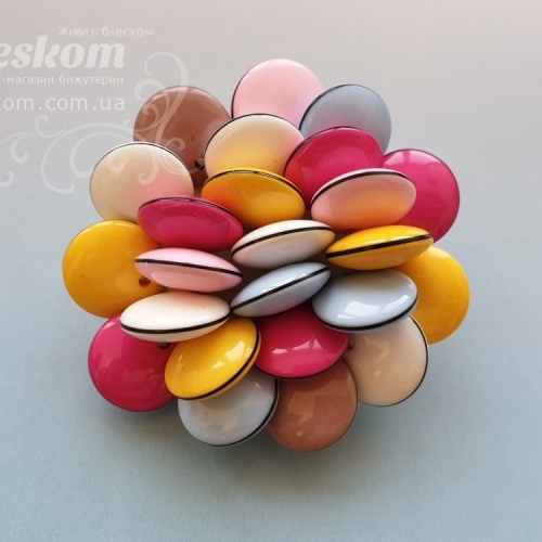 Брошь цветная 3-338