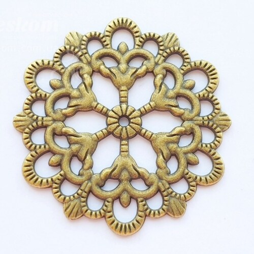 Конектор ажурна квітка 11342