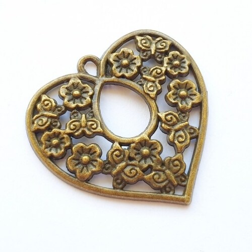 Подвеска сердце, упаковка 6548