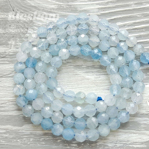 Аквамарин гранований, натуральний к2475