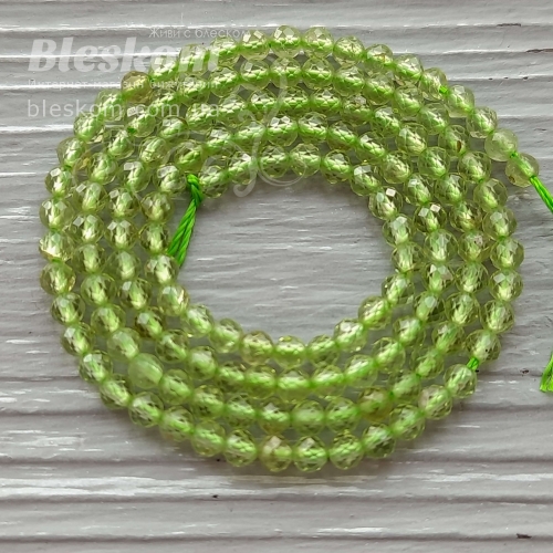 Хризоліт гранований, натуральний к2494