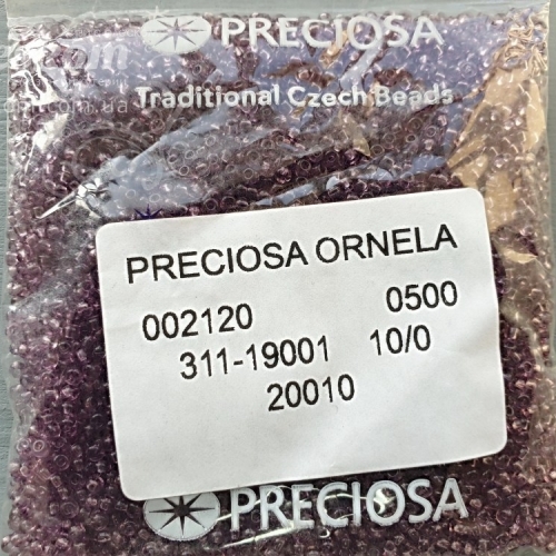 Чеський БІСЕР PRECIOSA ORNELA 10/0 20010