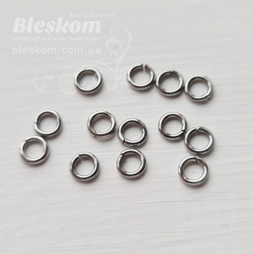 Колечка, нержавіюча, розкриті 0,4мм, паковання 13142