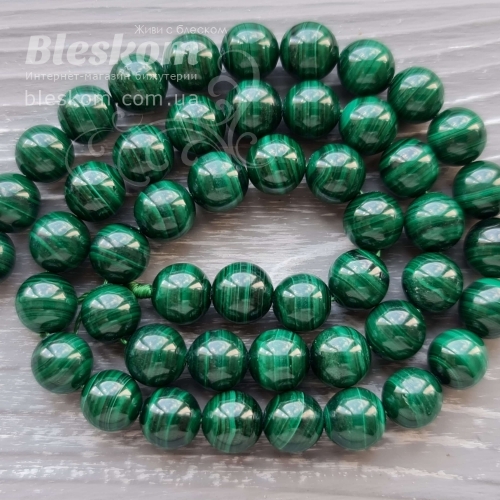 Малахіт круглий, натуральний К2553