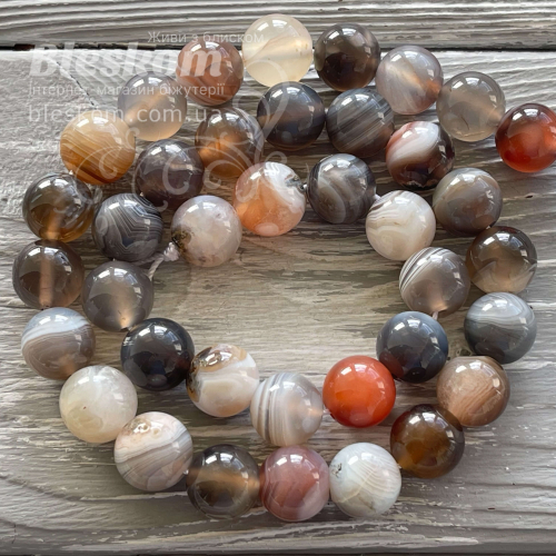 Агат Бразильський, круглий, натуральний К2559