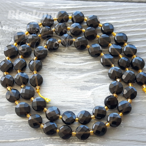 Обсидіан гранований, таблетка, натуральний К2573